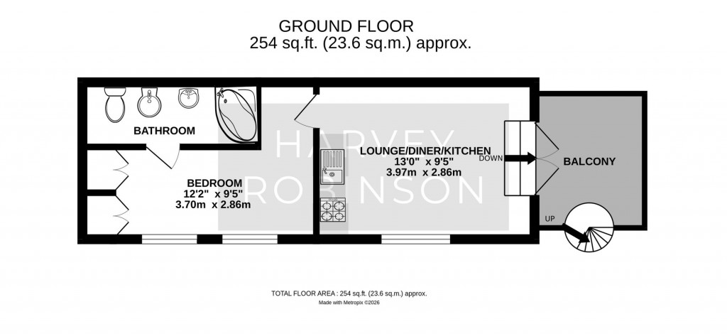 Floorplans For Ingram Street, Huntingdon, PE29