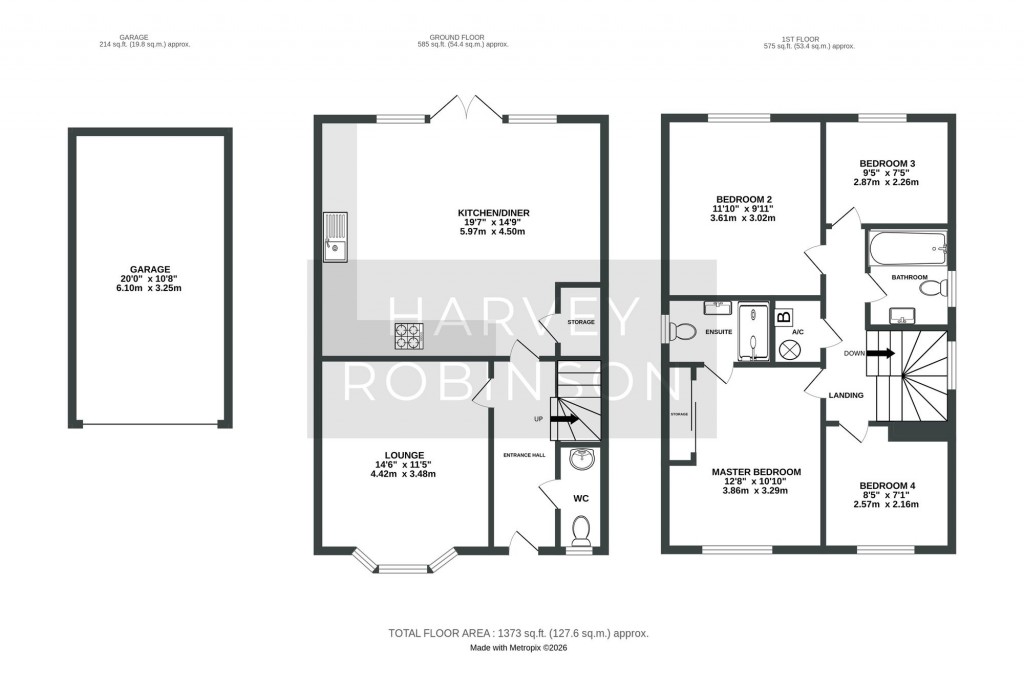Floorplans For Bardolph Way, Alconbury Weald, PE28