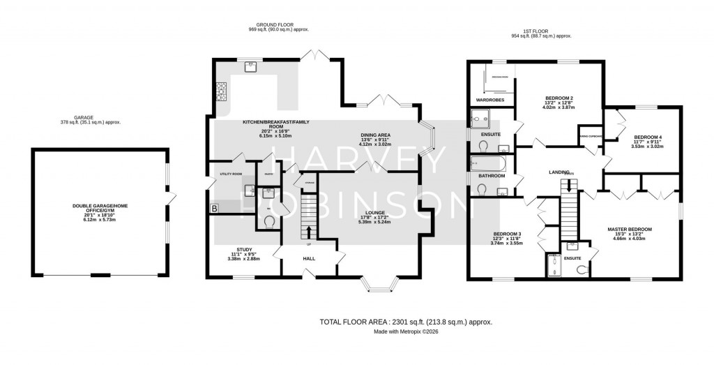 Floorplans For Bayley Road, Alconbury Weald, PE28