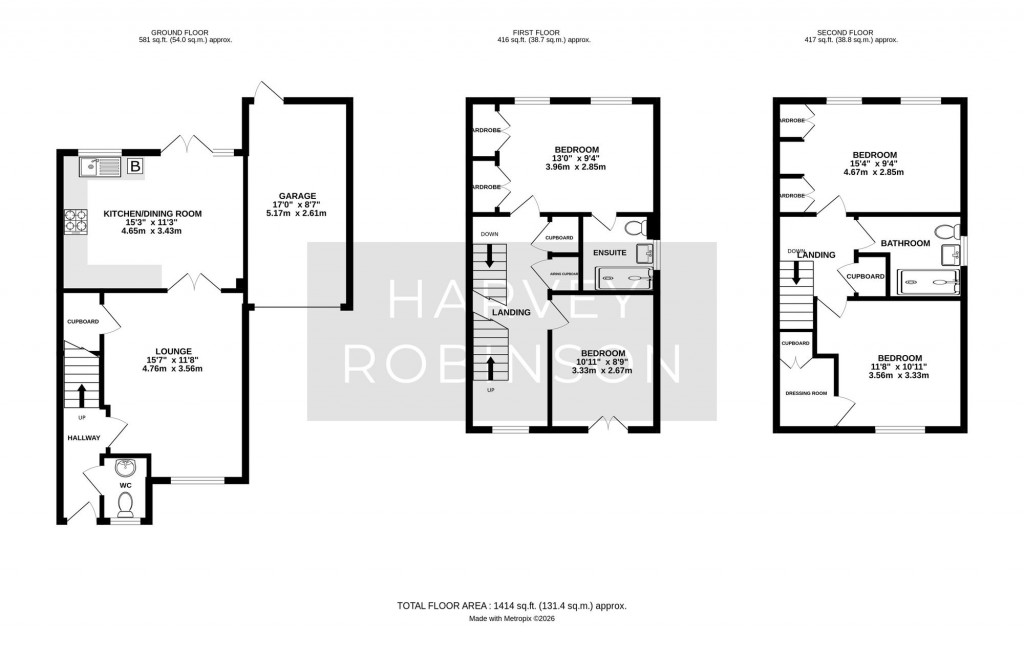 Floorplans For Ivel Bury, Biggleswade, SG18