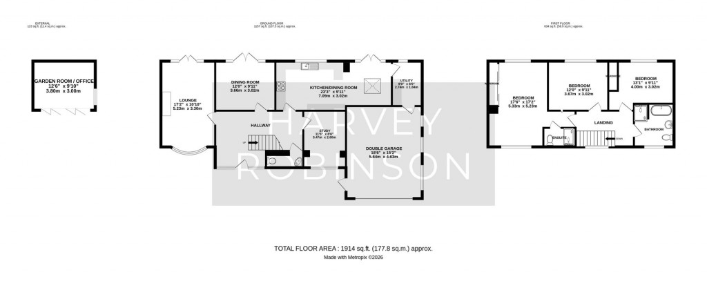Floorplans For Station Road, Blunham, MK44