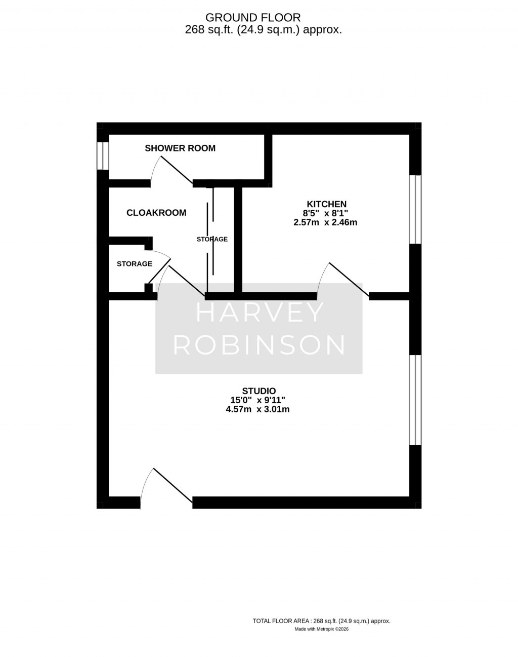 Floorplans For Mortimer Row, Somersham, PE28