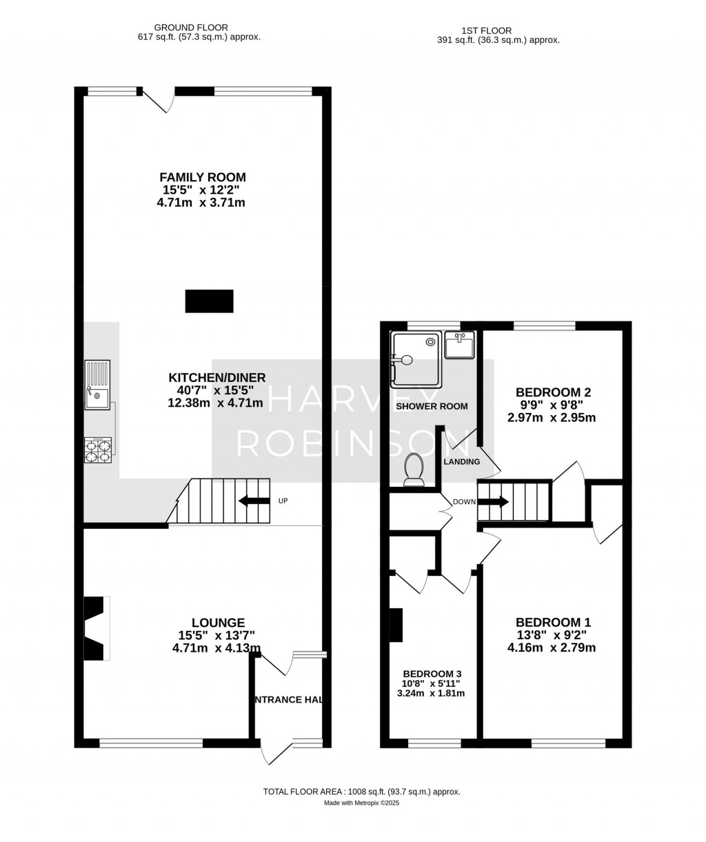 Floorplans For Beech Close, Huntingdon, PE29