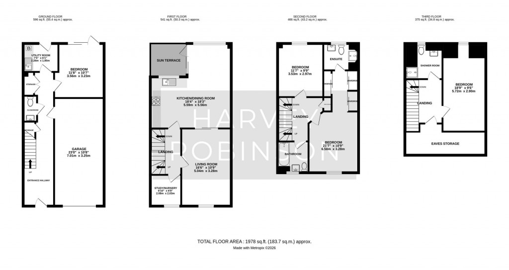 Floorplans For Wharf Mews, Biggleswade, SG18