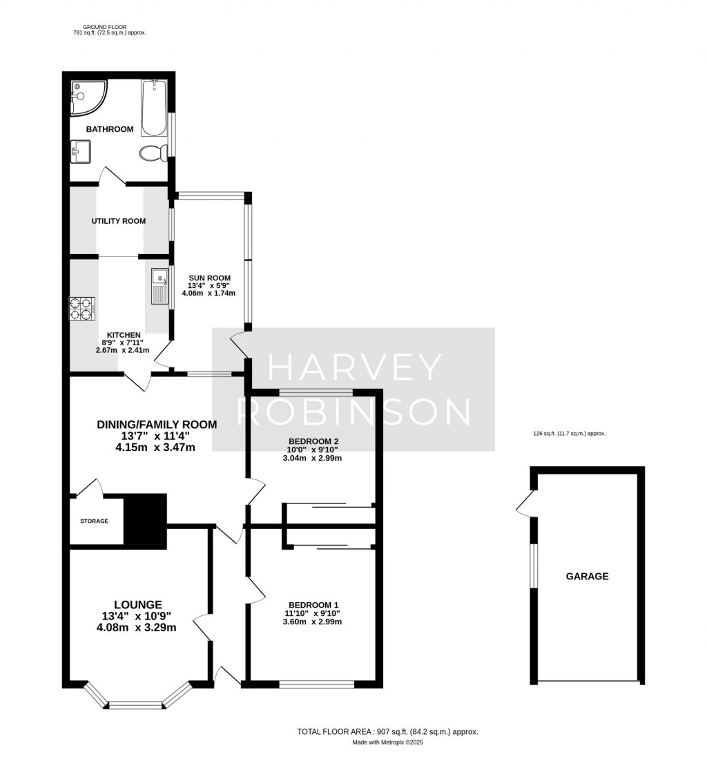 Floorplans For Sapley Road, Hartford, PE29