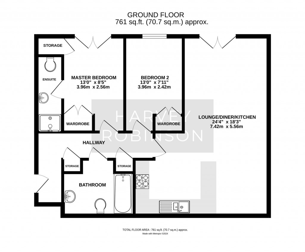 Floorplans For Skipper Way, Little Paxton, PE19