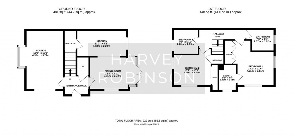 Floorplans For Askwith Grove, St. Ives, PE27