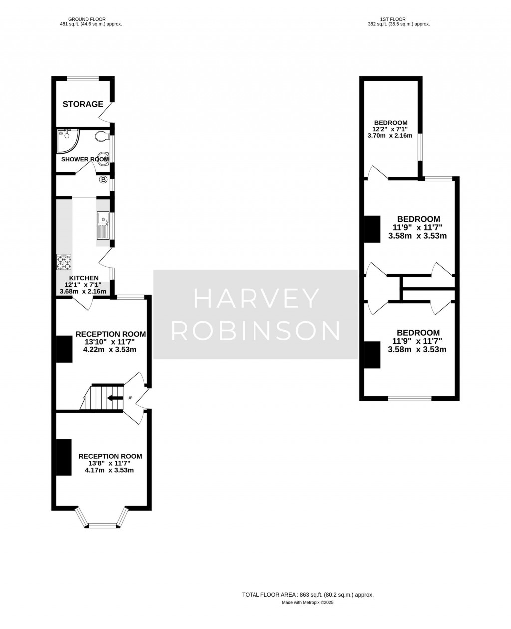 Floorplans For Shaftesbury Avenue, St. Neots, PE19