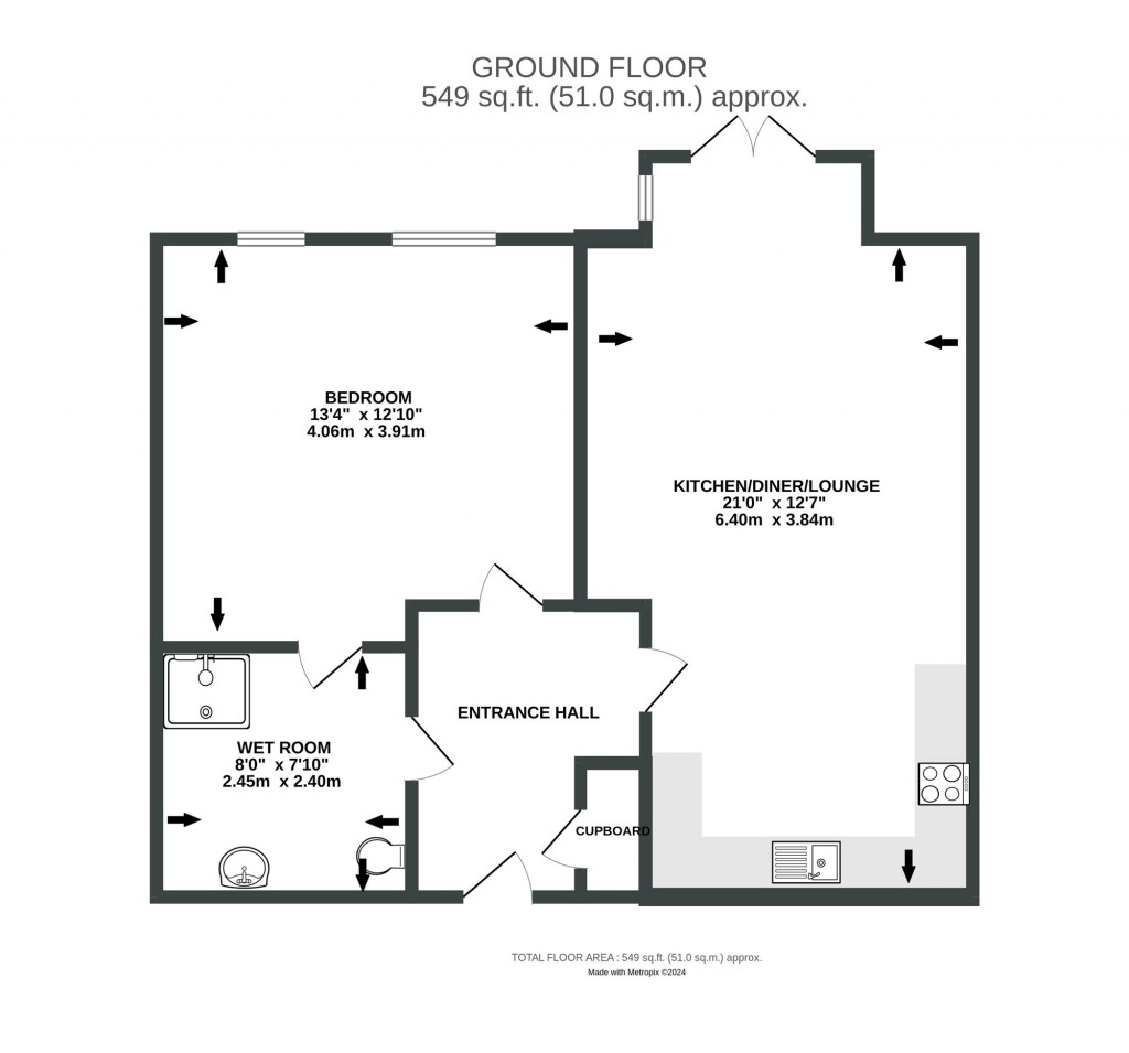 Floorplans For Brookside, Huntingdon, PE29