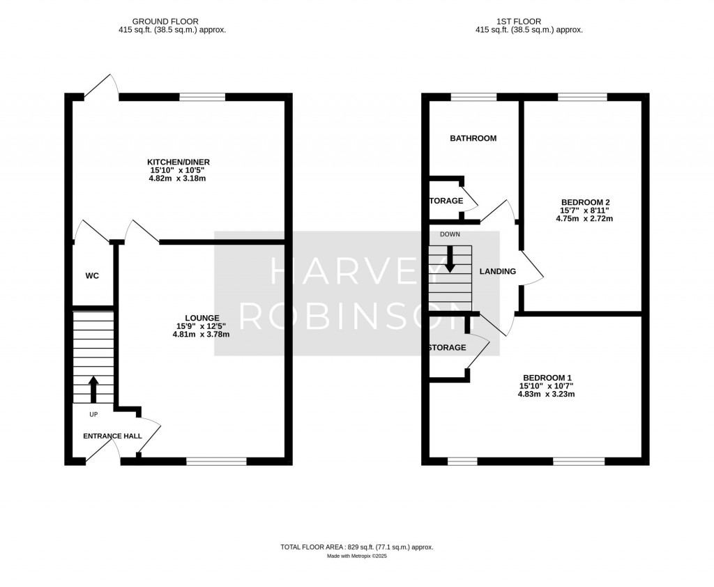 Floorplans For Barwell Close, Swavesey, CB24