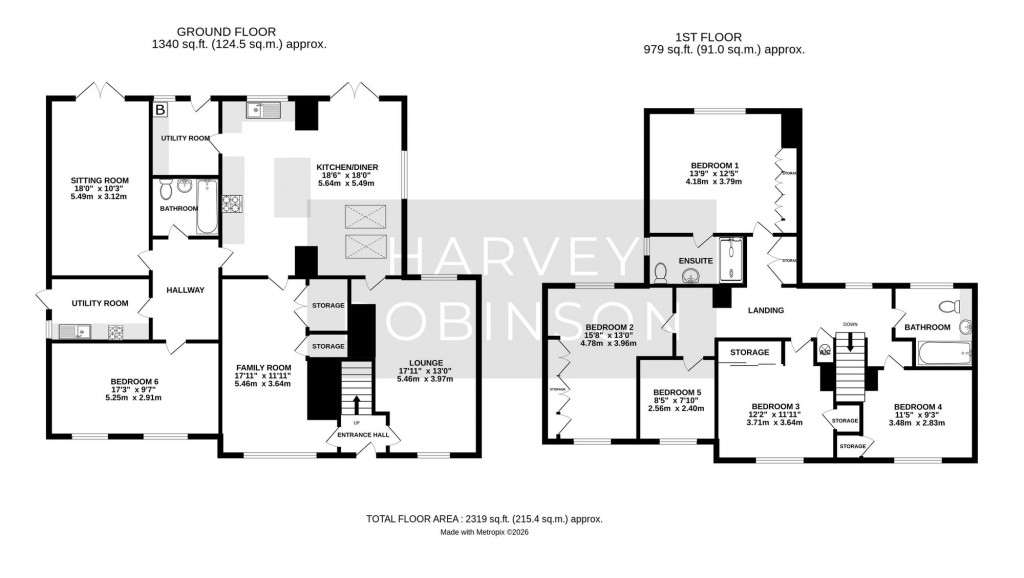Floorplans For East Chadley Lane, Godmanchester, PE29
