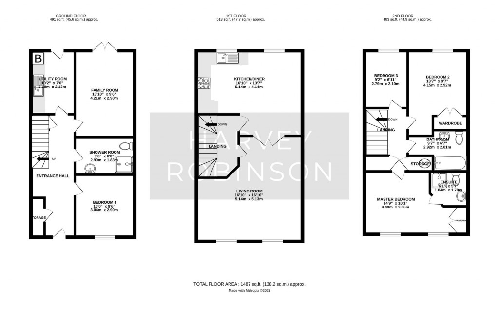 Floorplans For Mallory Place, Alconbury Weald, PE28