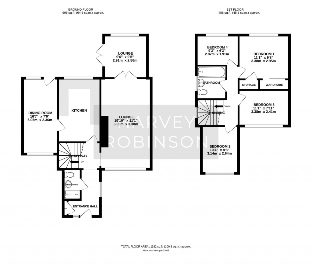 Floorplans For Hardwick Road, Eynesbury, PE19