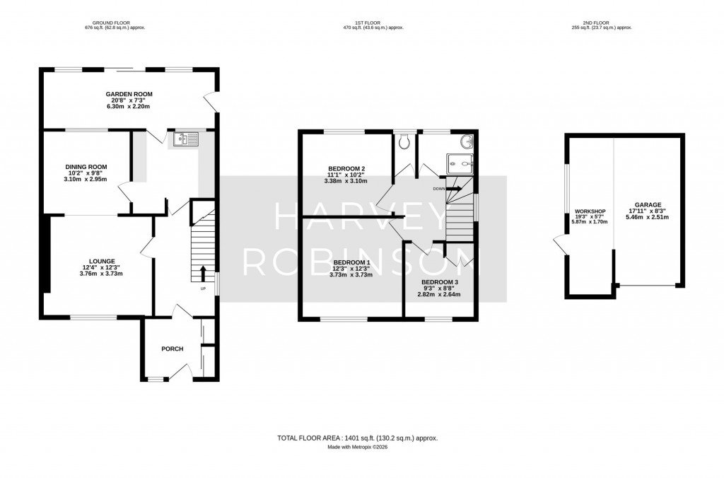 Floorplans For Longsands Road, St. Neots, PE19