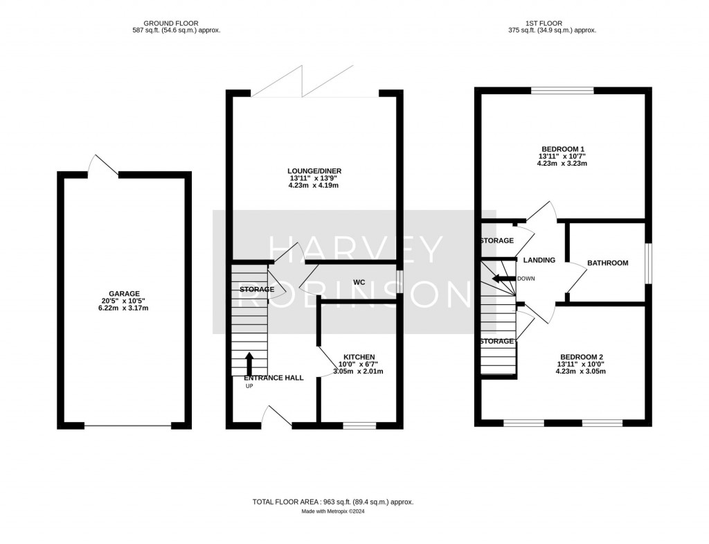 Floorplans For Sandpit Close, Over, CB24