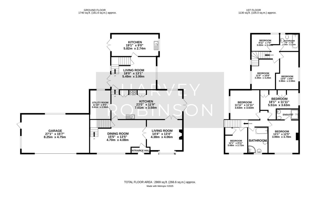 Floorplans For High Street, Graveley, PE19