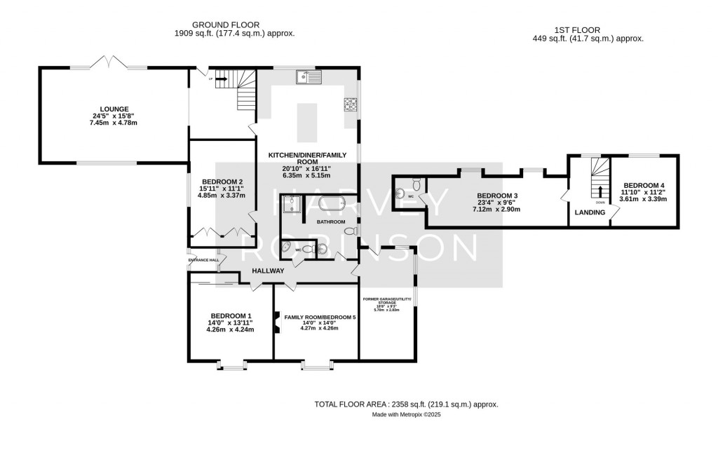 Floorplans For High Street, Ellington, PE28