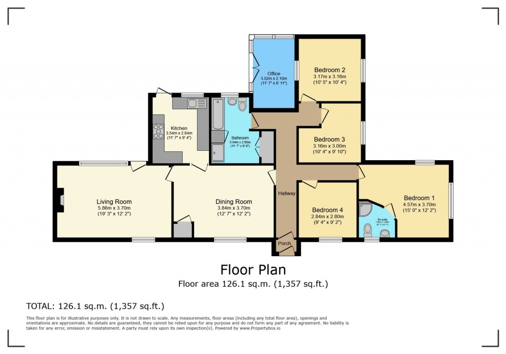 Floorplans For High Street, Needingworth, PE27