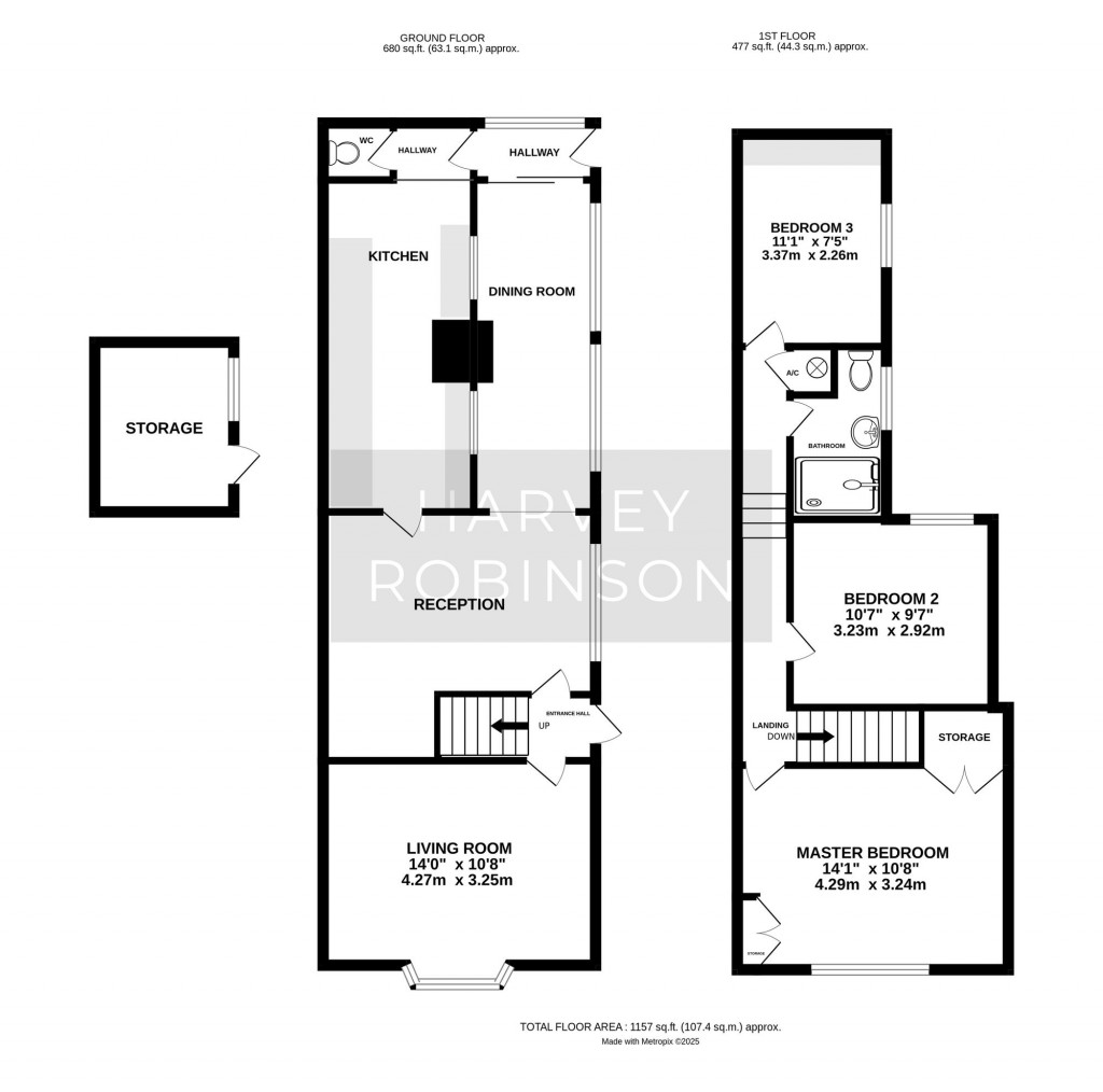 Floorplans For West Street, Huntingdon, PE29