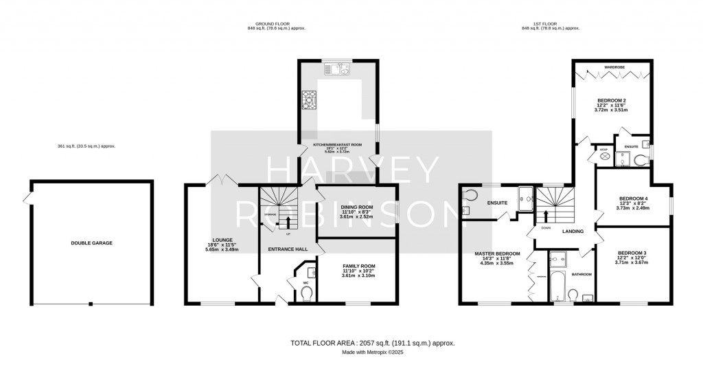 Floorplans For The Glades, Huntingdon, PE29