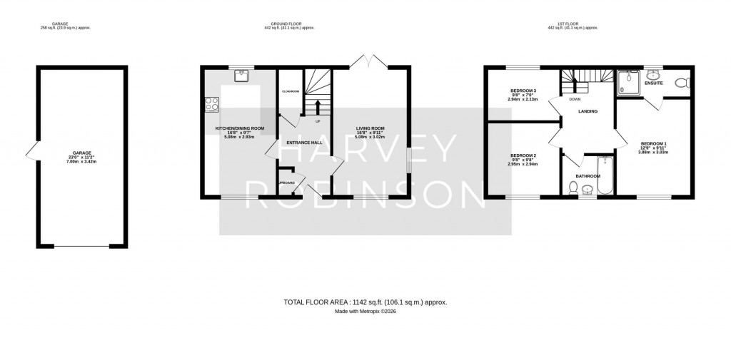 Floorplans For Lynton Edge, Biggleswade, SG18