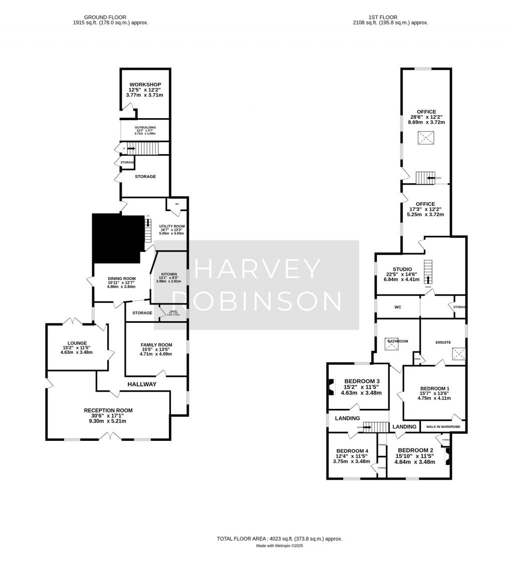 Floorplans For Church Street, Woodhurst, PE28