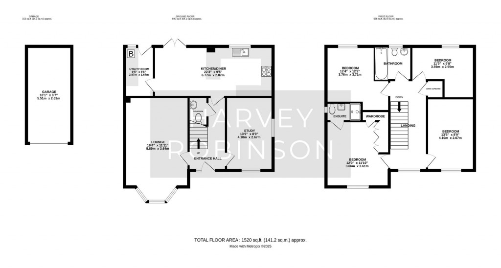 Floorplans For Garfield, Langford, SG18