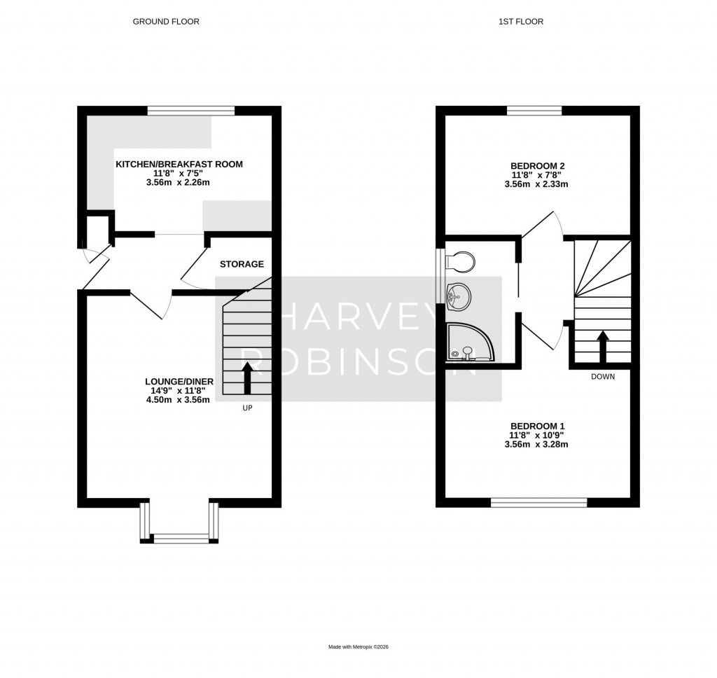 Floorplans For Begwary Close, Eaton Socon, PE19