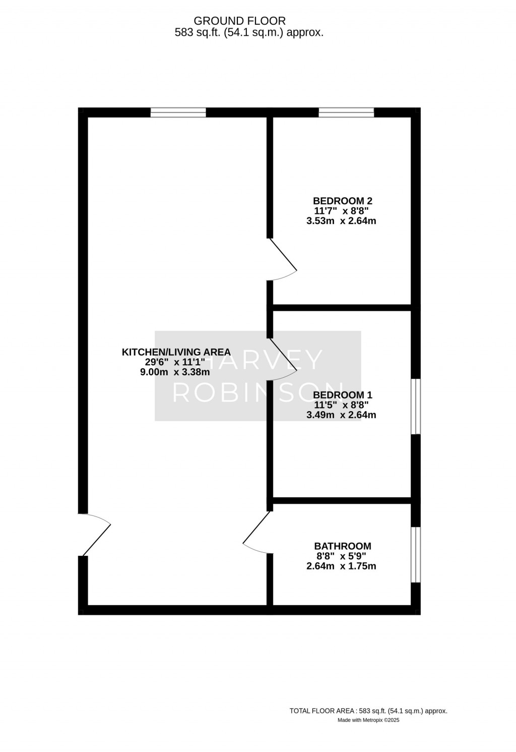 Floorplans For New Road, St. Ives, PE27