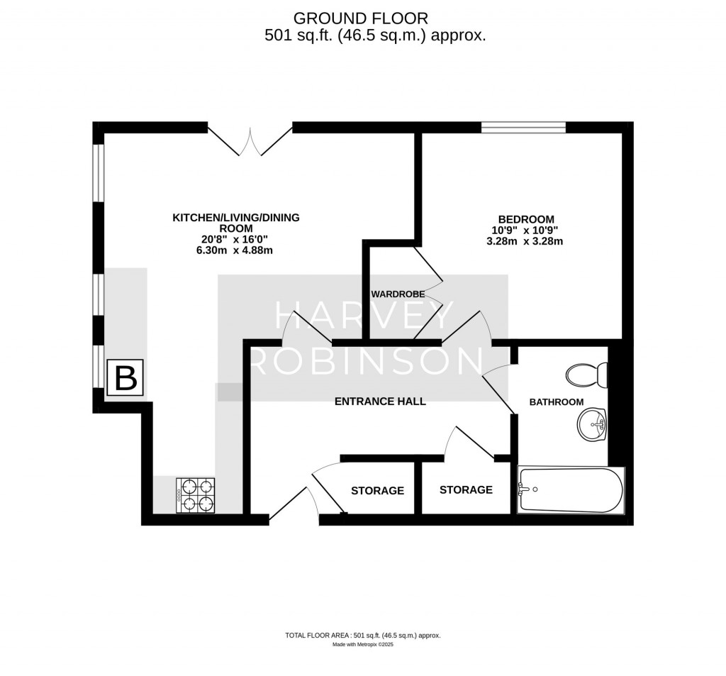 Floorplans For Rutherford Way, Biggleswade, SG18