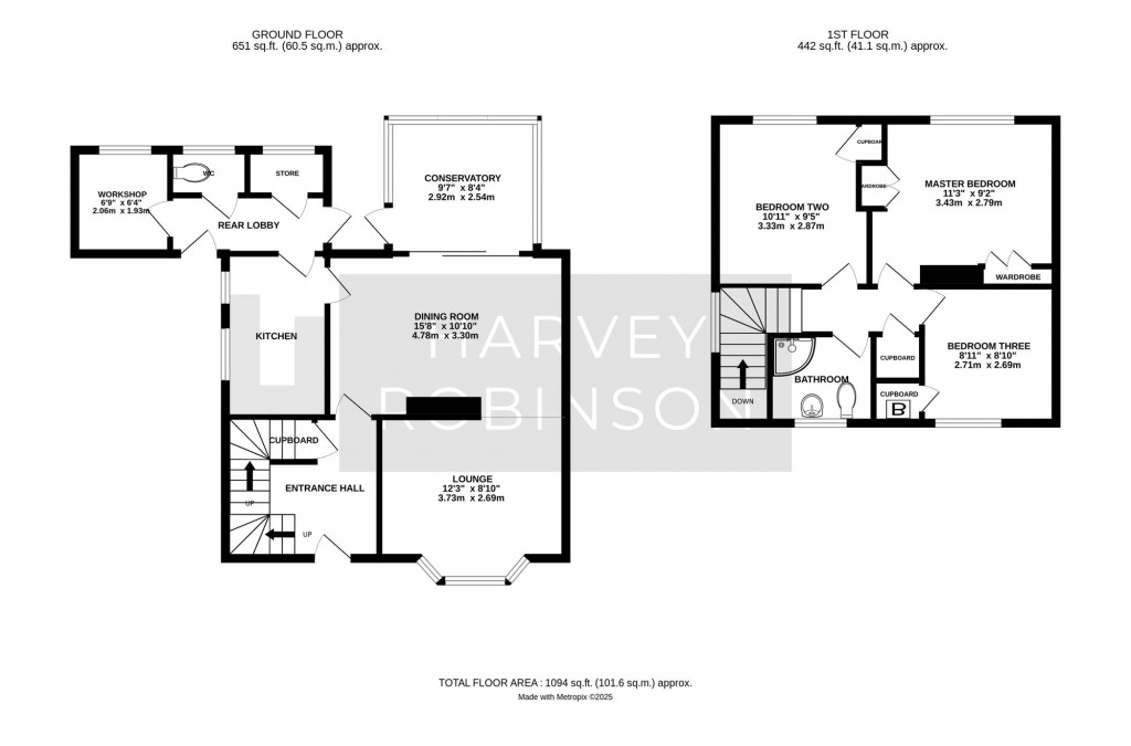 Floorplans For Hawthorn Road, St. Neots, PE19