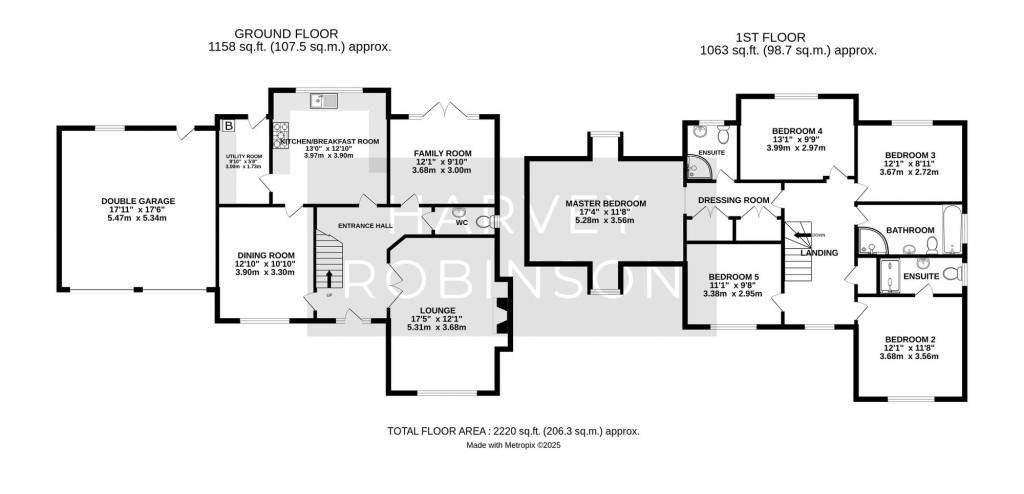 Floorplans For Farriers Way, Warboys, PE28