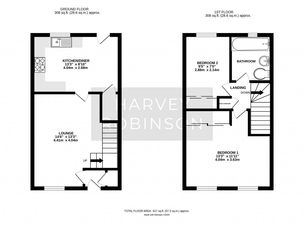 Floorplans For Crummock Water, Huntingdon, PE29