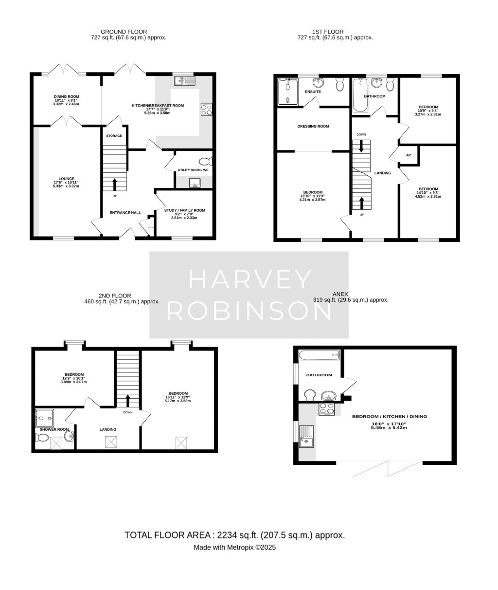 Floorplans For Bellflower Gardens, Biggleswade, SG18