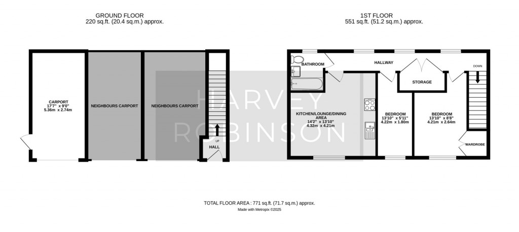 Floorplans For Hawking Drive, Biggleswade, SG18