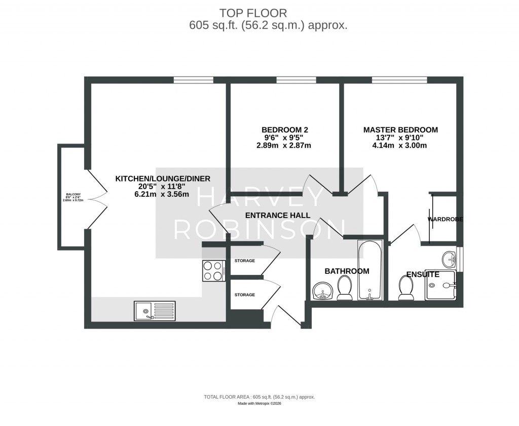 Floorplans For Linton Close, Eaton Socon, PE19