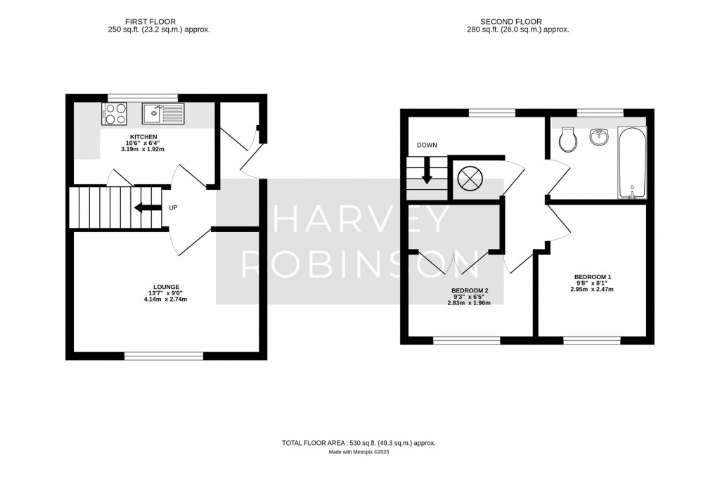 Floorplans For River Terrace, St. Neots, PE19