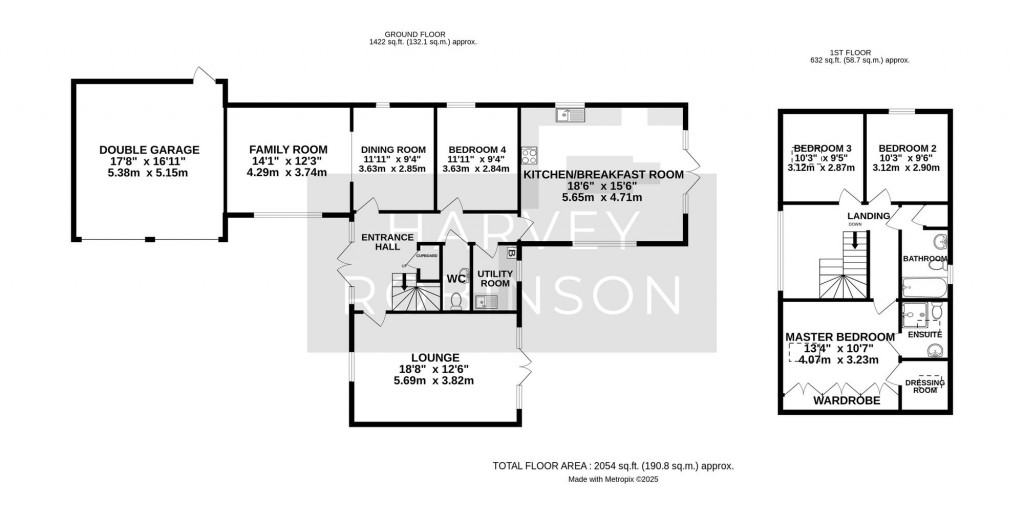 Floorplans For Longlands Close, Warboys, PE28
