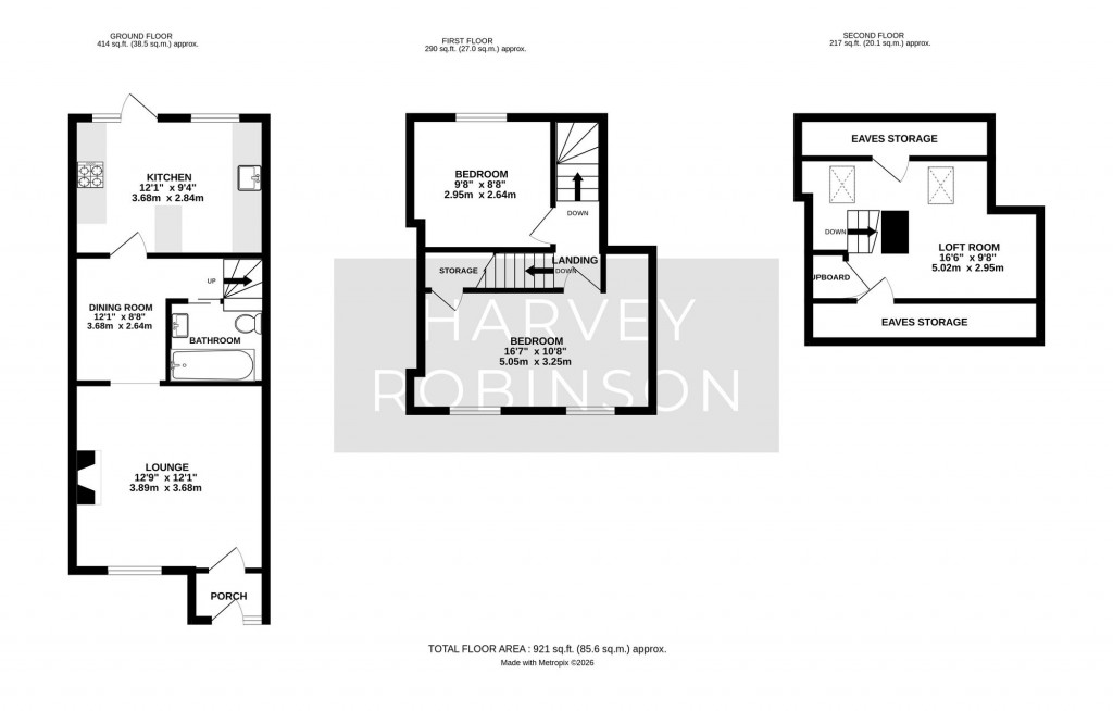 Floorplans For Biggleswade Road, Upper Caldecote, SG18