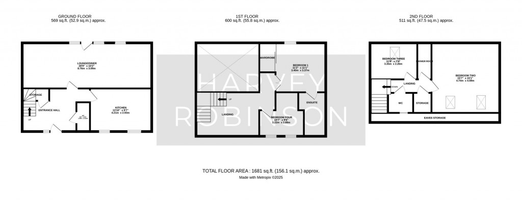 Floorplans For Grange Barns, Somersham, PE28