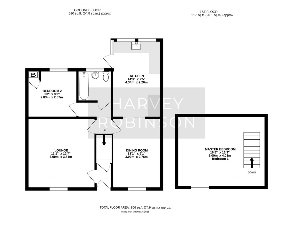 Floorplans For Church Way, Alconbury, PE28