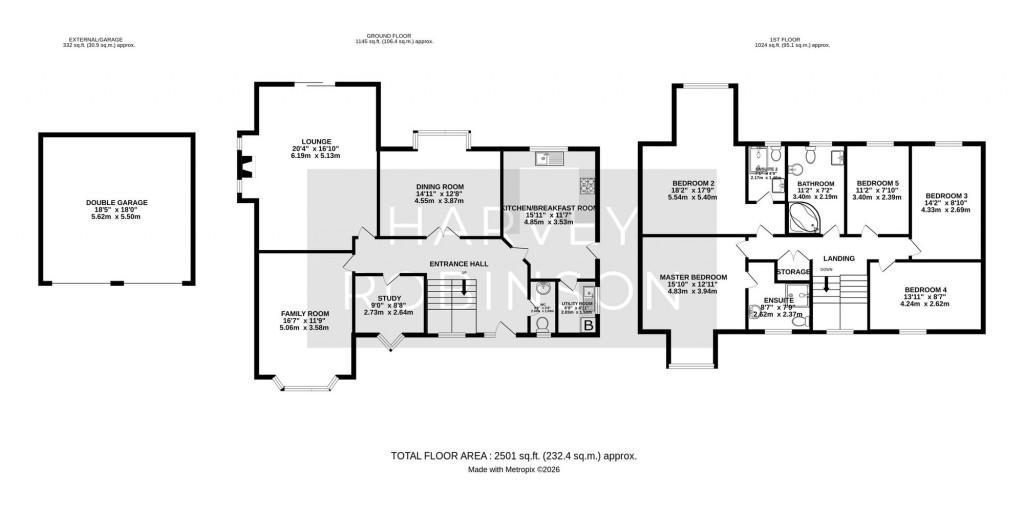Floorplans For Chestnut Grove, Great Stukeley, PE28