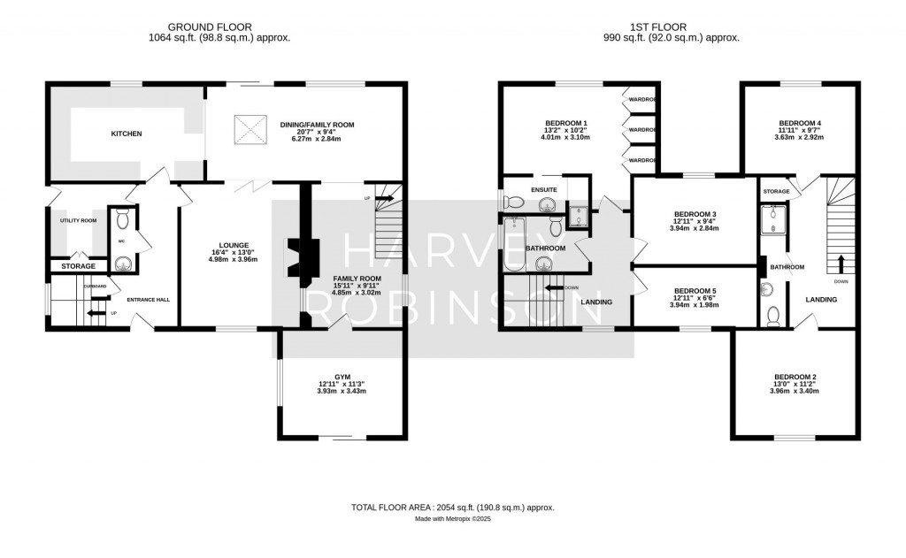 Floorplans For Caxton End, Eltisley, PE19