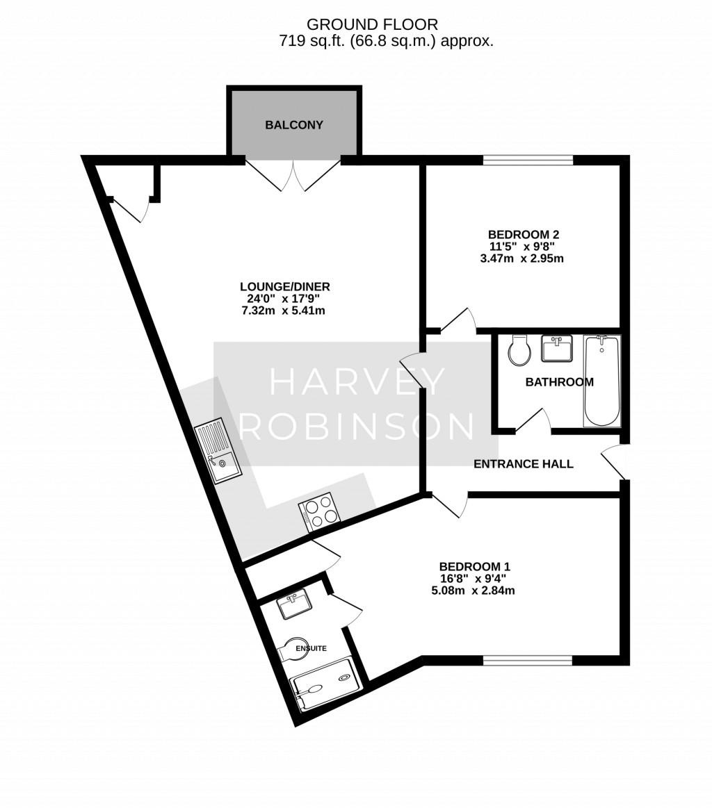 Floorplans For 12 Ferrars Road, Huntingdon, PE29