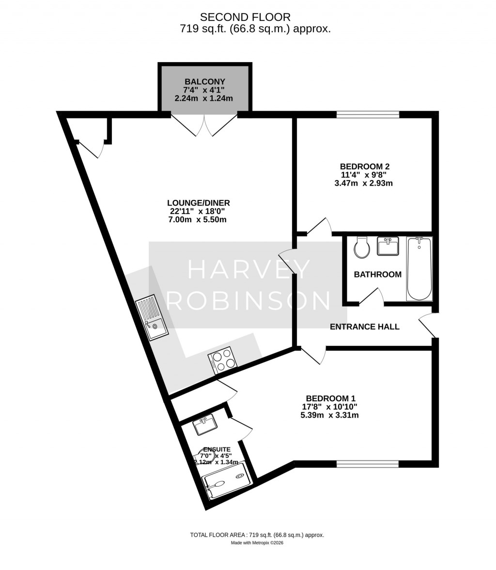 Floorplans For 12 Ferrars Road, Huntingdon, PE29