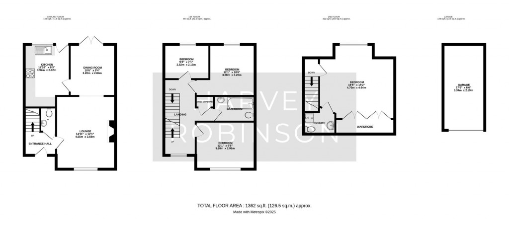 Floorplans For Cooks Way, Biggleswade, SG18