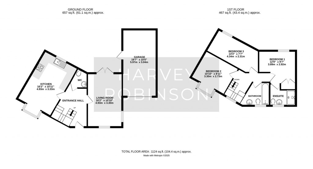 Floorplans For Harvest Drive, St. Neots, PE19
