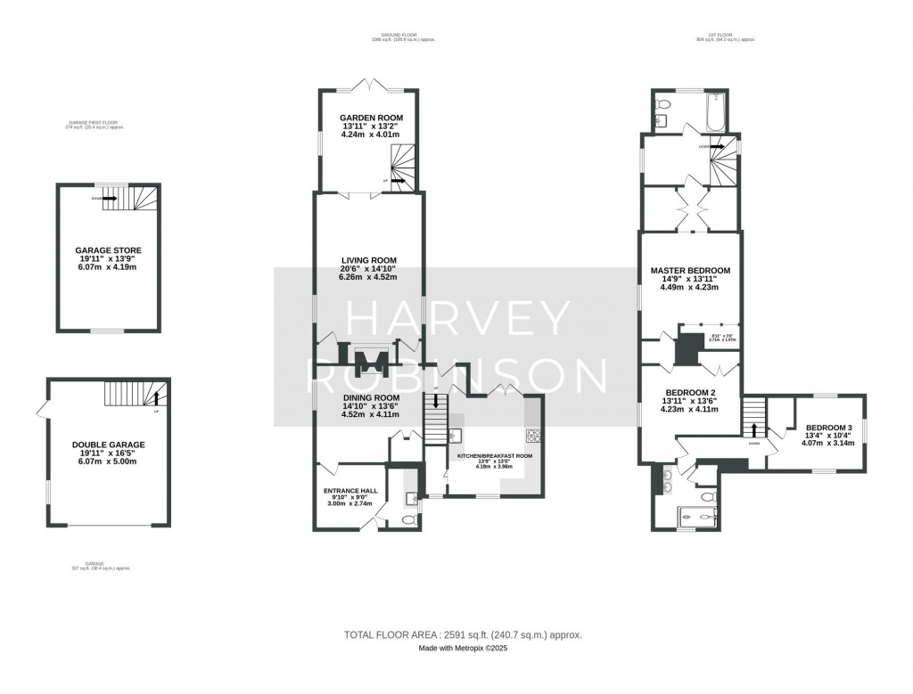 Floorplans For High Street, Toseland, PE19