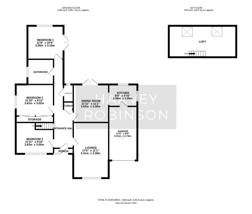 Floorplans For Feoffees Road, Somersham, PE28