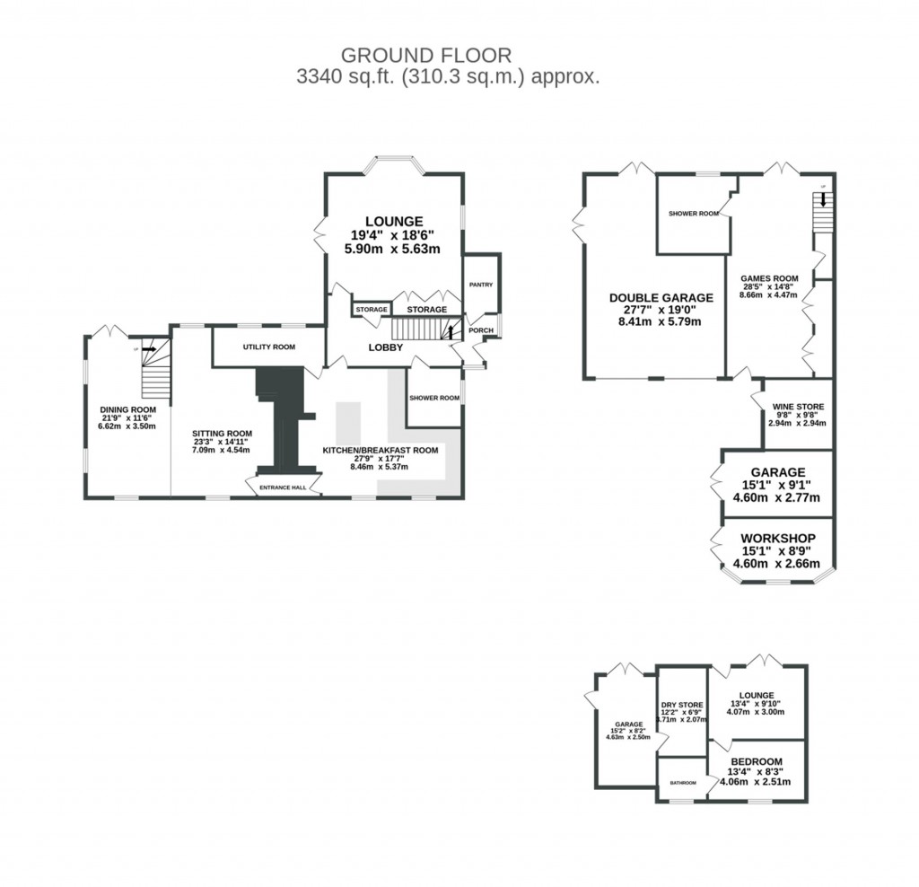 Floorplans For The Green, Hilton, PE28